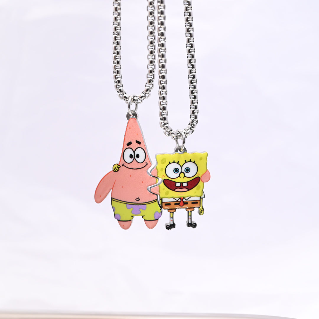 Spongebob and patrick deals friendship necklaces