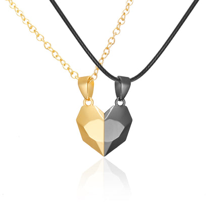 BFF Rings™ Gold Heart Pendant Necklace