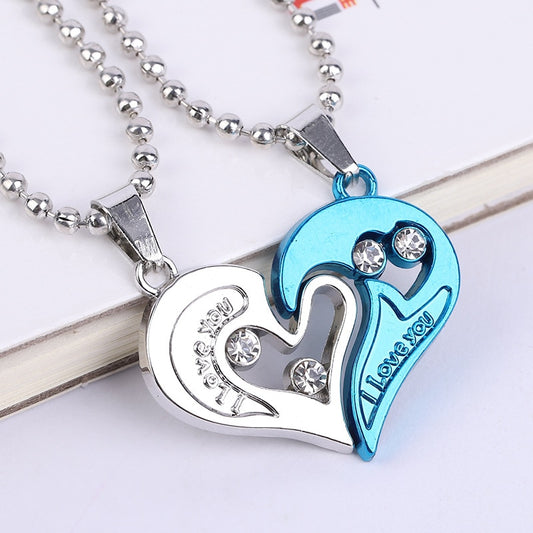 BFF Rings™ "I Love You" Heart Necklaces