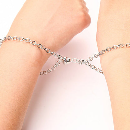 BFF Rings™ Chain Heart Magnet Bracelets