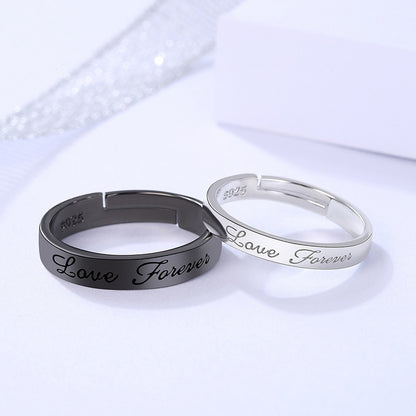 BFF Rings™ Black & White Promise Rings