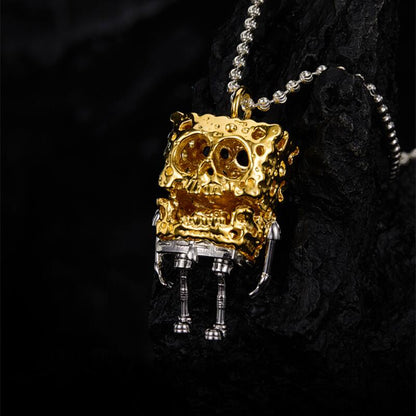 BFF Rings™ Skeleton Sponge Chain Necklace
