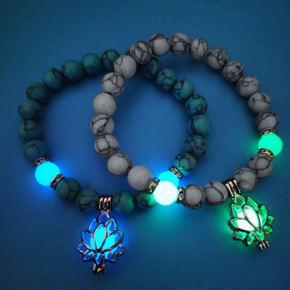 BFF Rings™ Glowing Lotus Charm Bracelet
