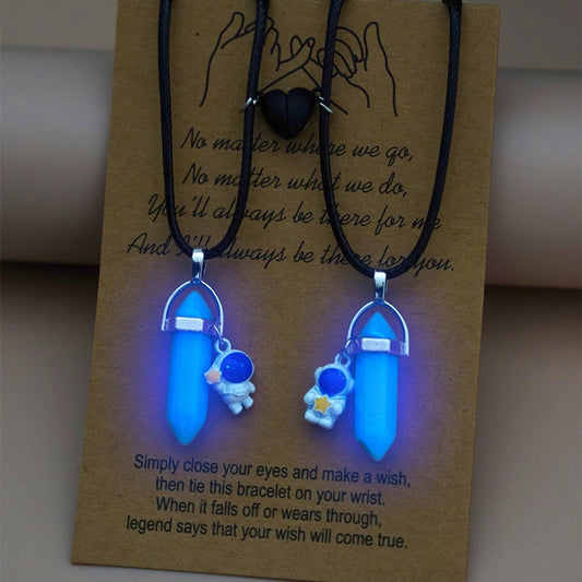 BFF Rings™ Celestial Crystal Friendship Necklaces