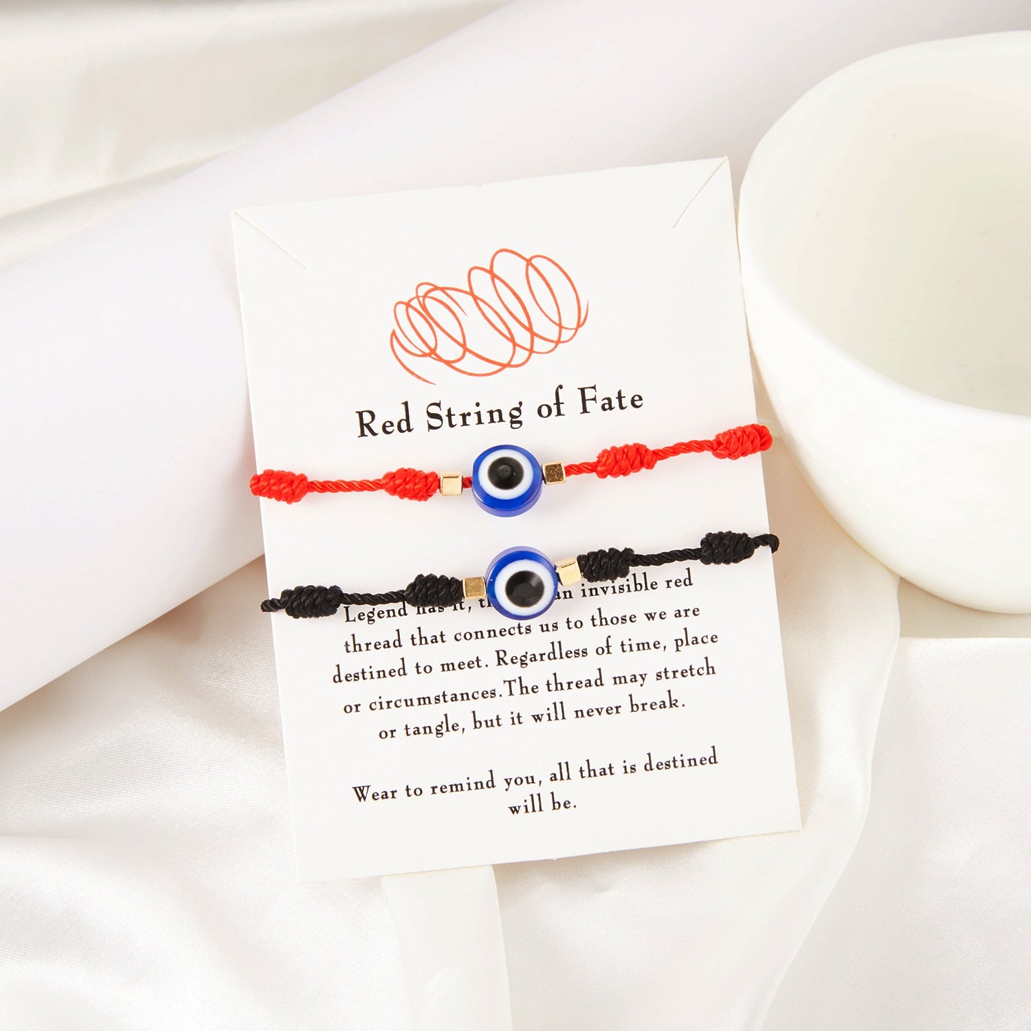 Red bracelet - kabbalah - string of fate