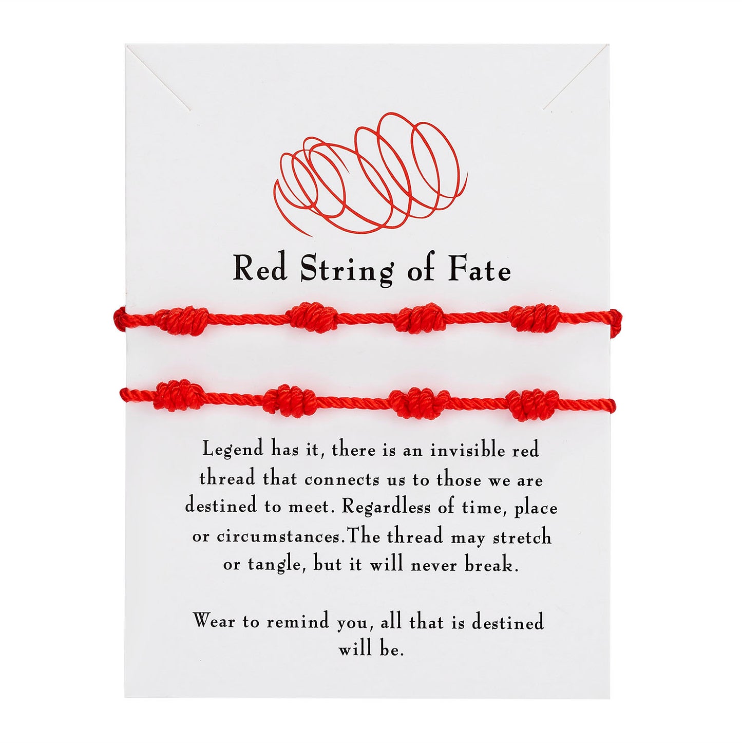 BFF Rings™ Red String of Fate Bracelets