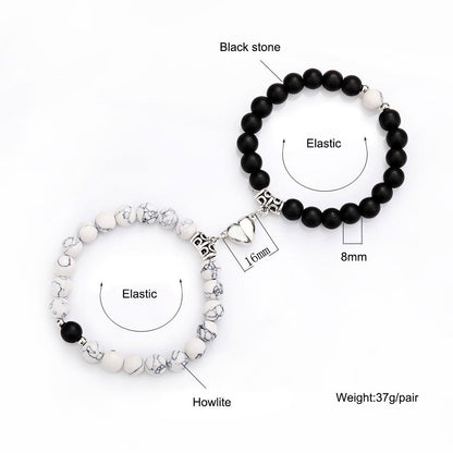 BFF Rings™ Magnetic Heart Bead Bracelets