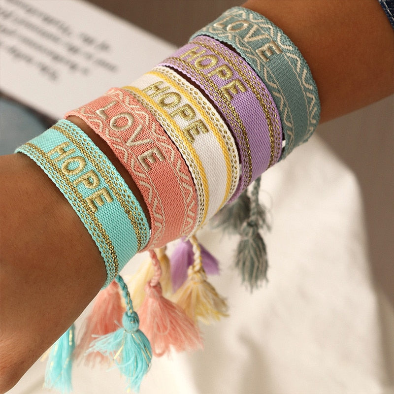 BFF Rings™ Bohemia Embroidery Woven Bracelets
