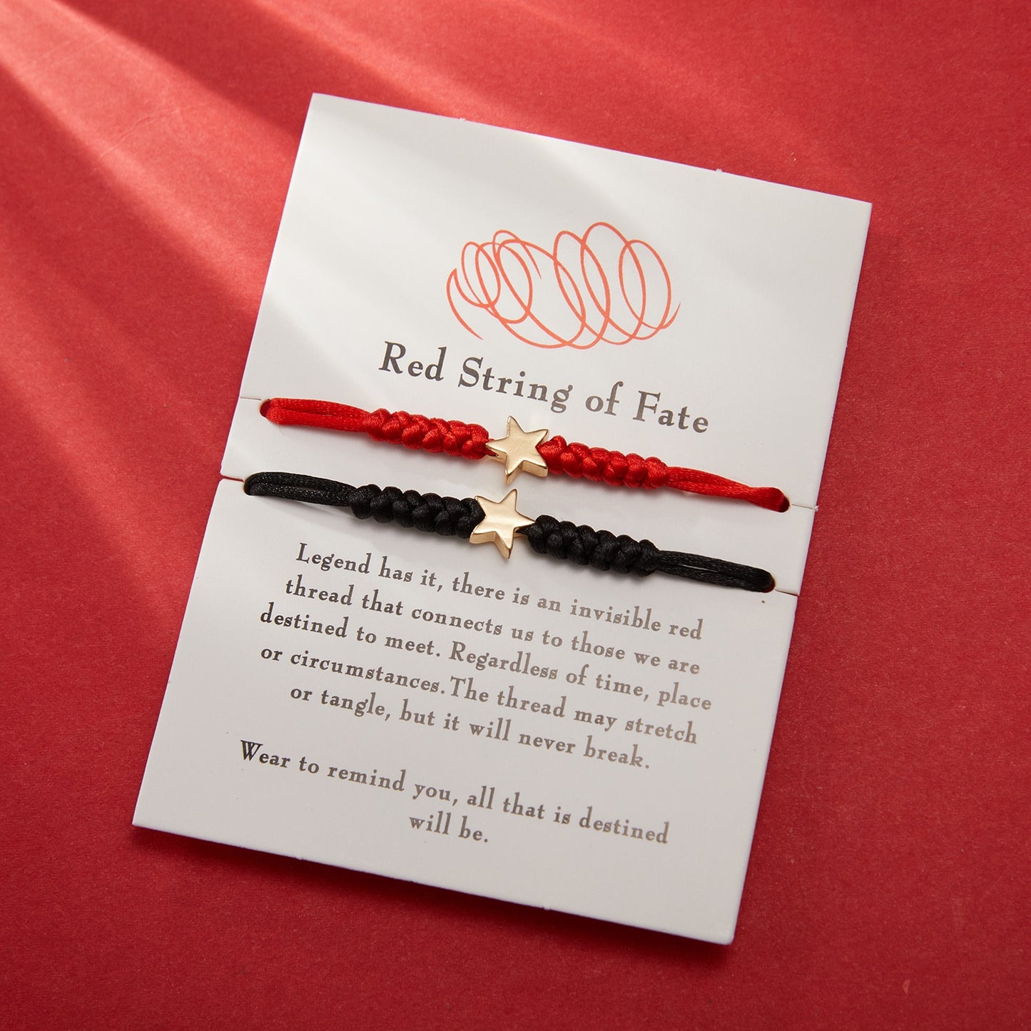 BFF Rings™ Red String of Fate Bracelets