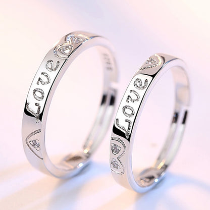 BFF Rings™ Love You Forever Anillos de promesa