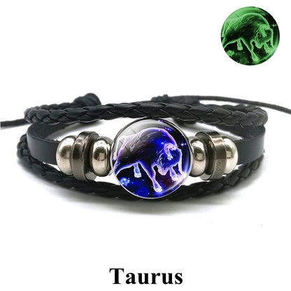 BFF Rings™ Glowing Zodiac Charm Bracelet